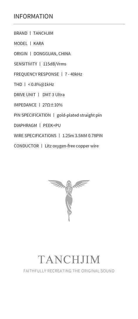 TANCHJIM Kara Flagship 1 DD + 4 BA Hybrid In-Ear Earphone