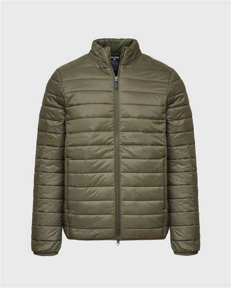 Military Green Puffer Jacket | Military Green Puffer Jacket | True Classic