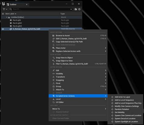 Image result for Unreal Engine Scripted Actions