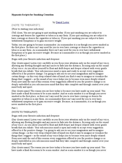 Image result for Hypnosis Scripts PDF