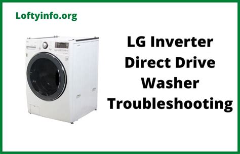 Image result for LG Direct Drive Washing Machine Troubleshooting
