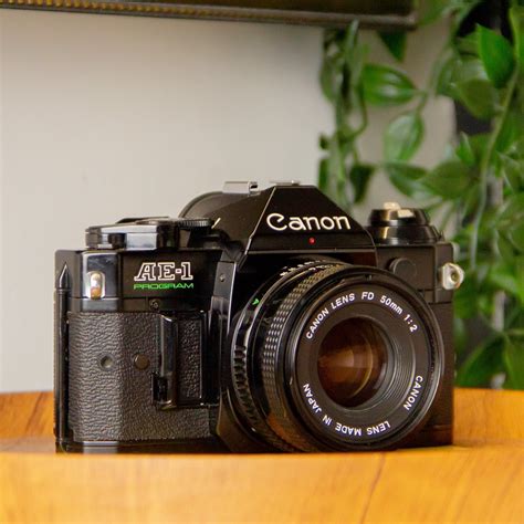 [V-N MINT] Canon AE1 Program SLR + 50mm f1.8 35mm film camera 2049776 ...