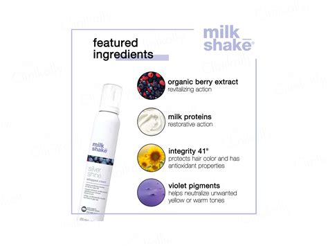 Buy Milk Shake Silver Shine Whipped Cream For Blond & Grey Hair Online ...