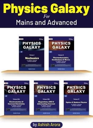 Physics Galaxy Set of 5 Volumes for JEE (Main & Advanced) 3rd Edition ...