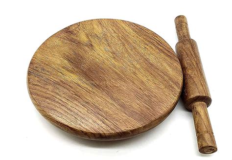 Buy A one handicrafts Wooden Wooden Chakla Belan Toy for Kids - Brown ...
