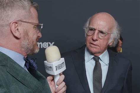 Safe to Say Larry David Was Not Feeling This Red Carpet Interview - Free Beer and Hot Wings