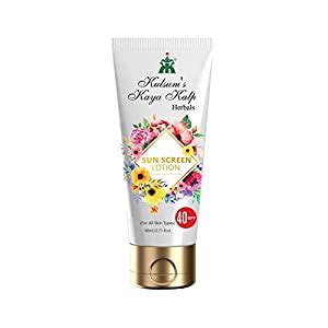 Kulsum's Kaya Kalp Herbals Sun Screen Lotion SPF 40, UV Rays Protection ...