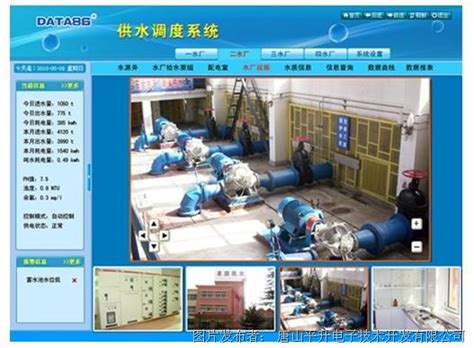 唐山平升 水厂调度系统