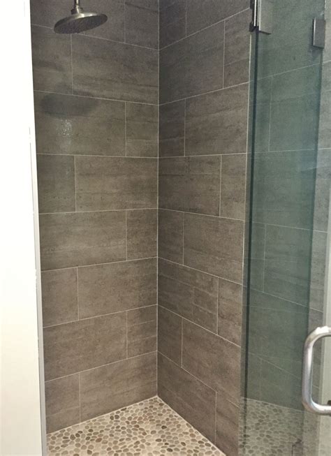 Creating An Elegant Shower With 12X24 Tiles - Home Tile Ideas