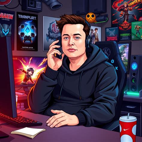 Elon Musk: Gaming Visionary in Style