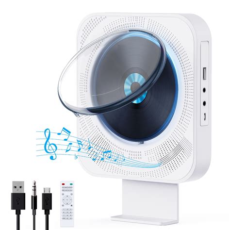 Buy CD Player with Bluetooth, Home CD Music Player with HiFi Speaker/FM ...