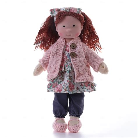 Cotton Body Waldorf Doll Doll Artist Handmade Mini Dress Up Doll Diy ...