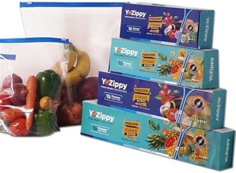 Buy bvslf Ziplock Covers Pouch Bags 6 x 8 inches of 100 Pack | Reusable ...