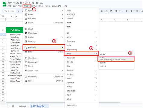 Image result for Google Sheets Sort Script