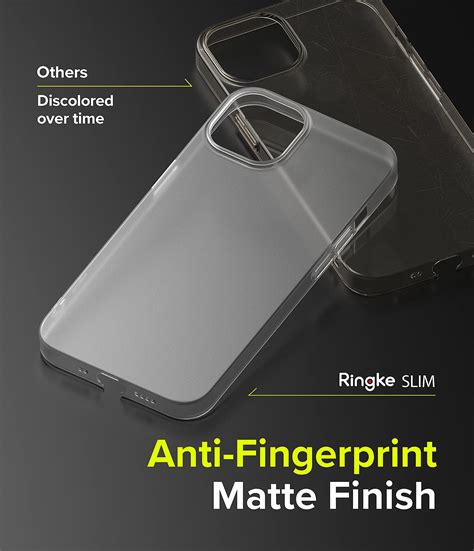 iPhone 13 Back Cover Case - iPhone 13 Slim Case | Slim - Matte Clear