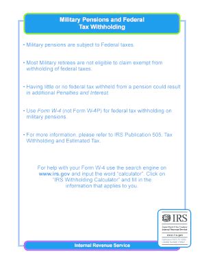 Fillable Online Publication 4513 (Rev. December 2005). Military ...