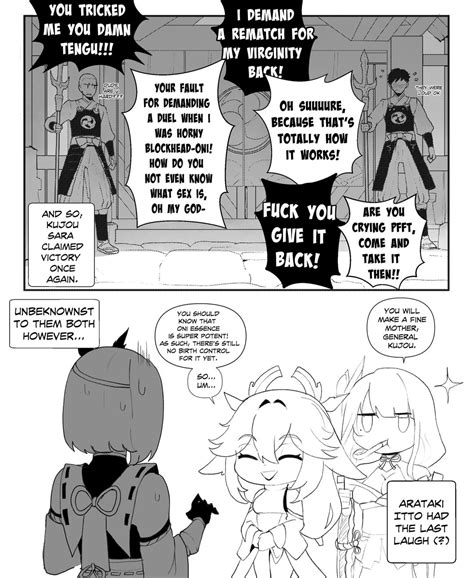 Sara & Itto (ThiccWithaQ) [Genshin Impact] : r/rule34_comics