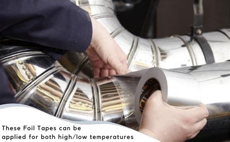 True-Ally ALUMINIUM FOIL SELF ADHESIVE TAPE 72mm / 3 inch X 20 Mtr pack ...