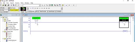 Start Program With Rslogix 500