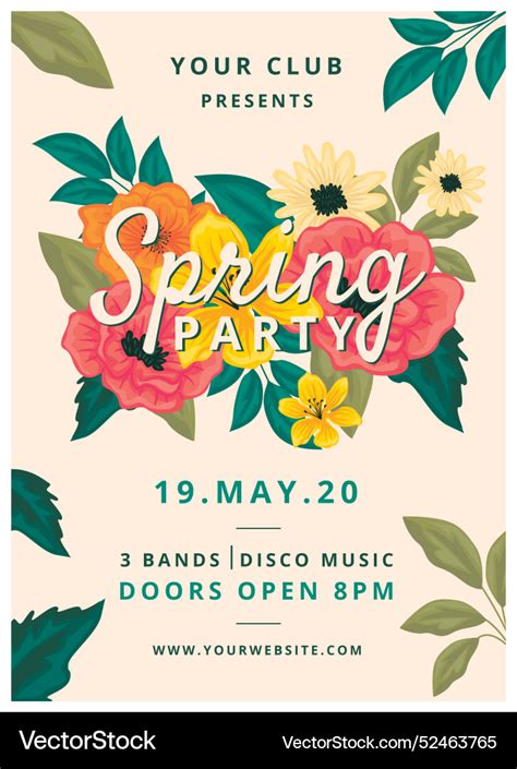 Image result for Spring Ball Party Poster