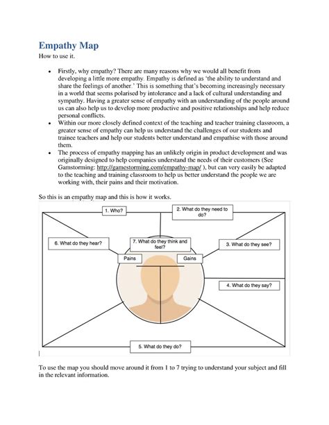 Empathy Map - Practice Notes - Empathy Map How to use it. Firstly, why ...