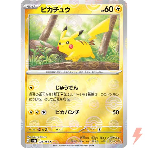 Pokemon Pikachu Card