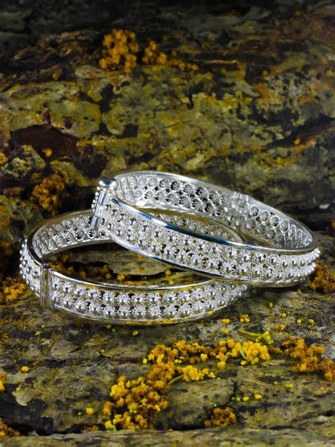 Buy Silver Filigree Bangles for Women Online from Silver Linings ...