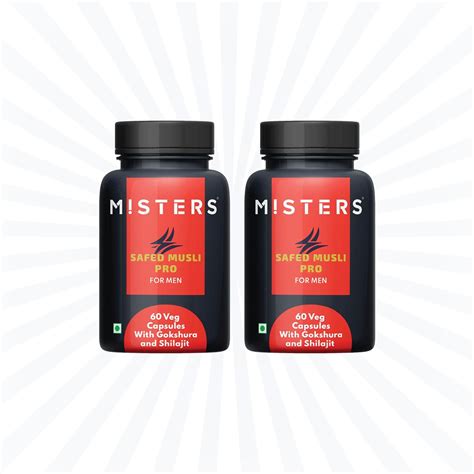 Buy Misters Safed Musli Pro For Men I with Safed Musli, Gokshura ...