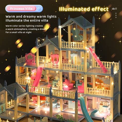 Girls Doll House Villa Toy Set – CRAZE
