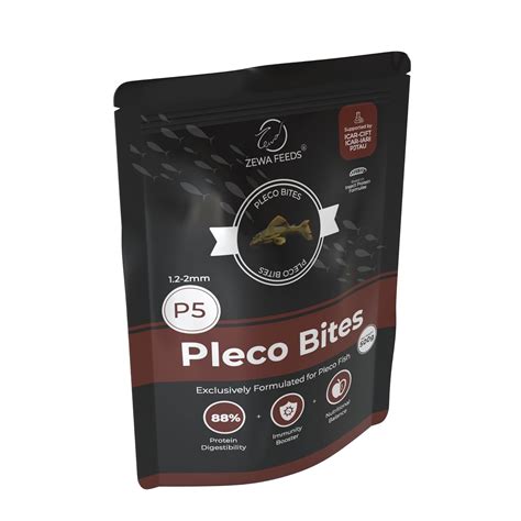 Zewa Pleco Fish Feed 500g | High-Fiber Fish Food for Algae-Eating ...