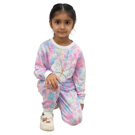 Tie and Dye Girls Winter Jogger Set | KinderVogue