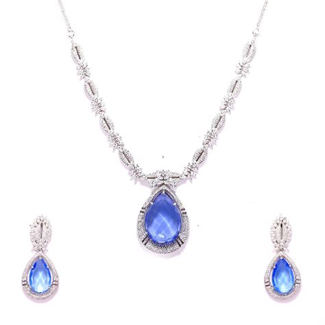 Imperial Elegance Necklace (Blue)