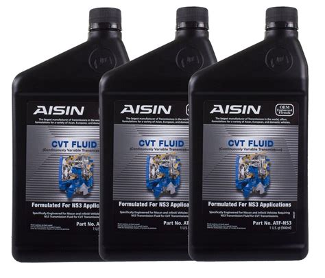 3 Quarts NS-3 Continuously Variable Trans CVT Fluid Aisin for Nissan Infiniti | eBay