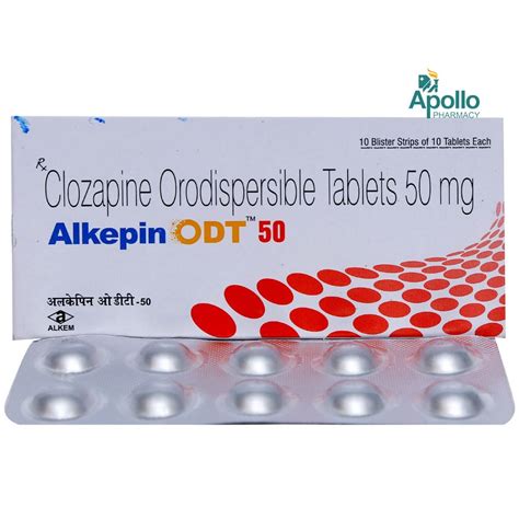 ALKEPIN ODT 50MG TABLET 10'S Price, Uses, Side Effects, Composition ...