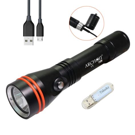 Buy ARCHON C10R Diving Light CREE LED 1200 Lumen USB rechargeable ...