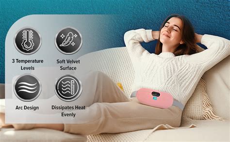 Q Devices Menstrual Heating Pad - Portable Cordless Period Relief Belt ...