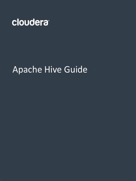 Image result for Hive Tutorial for Beginners Cloudera