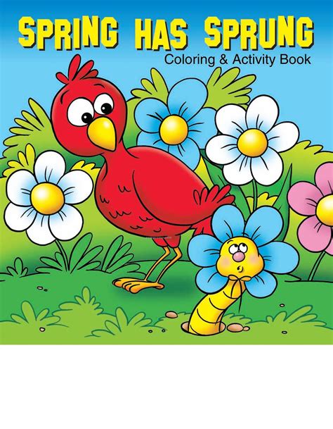Spring Has Sprung Coloring Book Fun Pack,China Wholesale Spring Has ...