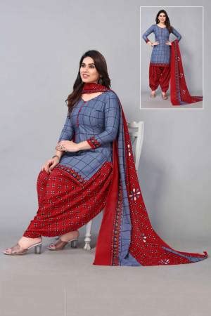 Laado Priti Patiyala 3 Pure Cotton Printed Dress Material :textileexport