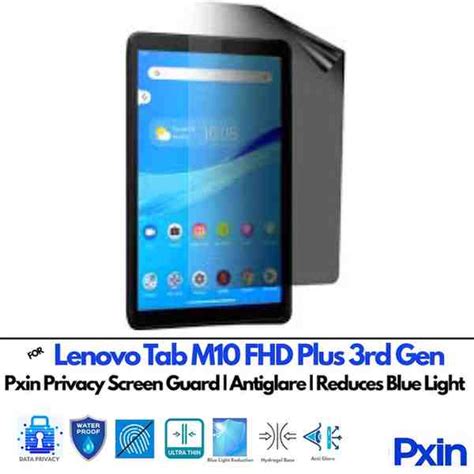Lenovo Tab M10 FHD Plus 3rd Gen Privacy Screen
