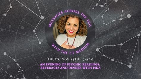 Messages Across the Veil - A night with The CT Medium & Pika Food Truck ...