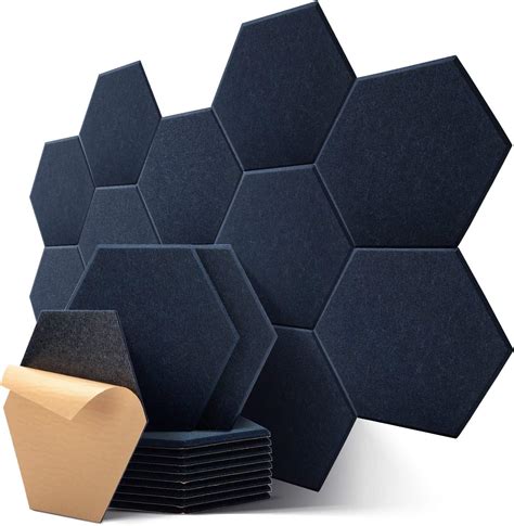 Amazon.com: Soundproof Wall Panels, Kuchoow Acoustic Panels Self ...