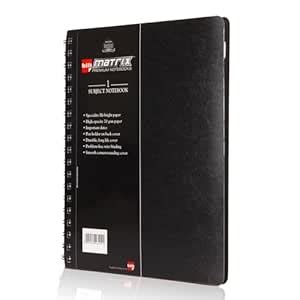 Bilt Matrix Premium Notebook | 1 Subject Notebook | Un Ruled | B5 | 70 ...