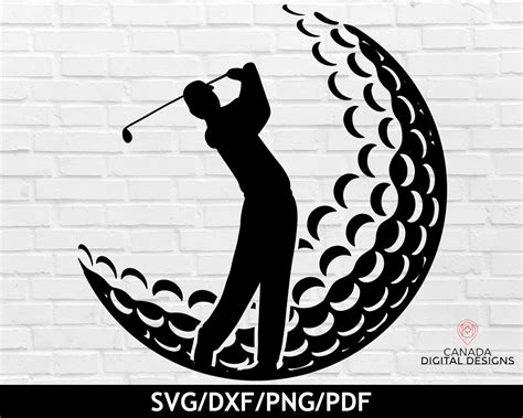 Golf Silhouette Svg, Male Golfing Png, Golf Towel Svg, Retired Golfer Svg, Retro Golf Svg, Golf ... - silhouette of golfer