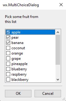 Image result for wxPython Dialog Example