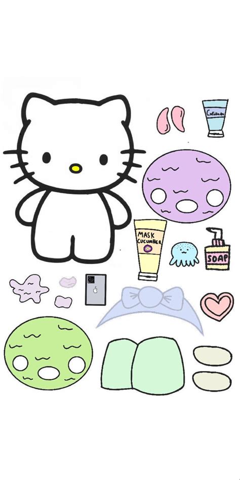 Pin by Marysia Gołaszewska on tablica | Hello kitty printables, Diy hello kitty, Hello kitty crafts