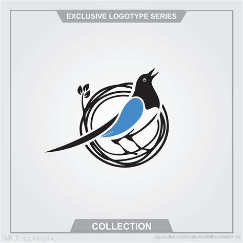 创意小鸟图形Logo商标设计模板 Leaf Bird – Logo Template – 设计小咖