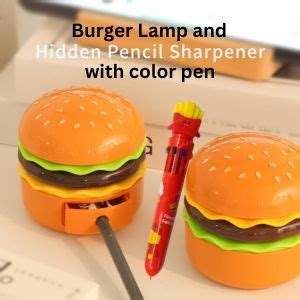 Buy FunBlast Table Lamp and Color Pen - Combo of Burger Desk Light and ...