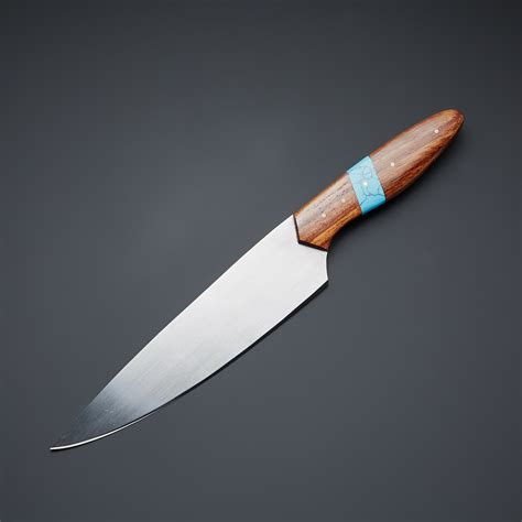 Beautiful Stainless Steel Chef Knife - Black Smith Knives - Touch of Modern