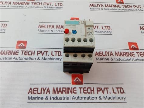 Siemens 3Ru1116-1Jb0 Sirius Overload Relay Class 10 600Vac – Aeliya ...